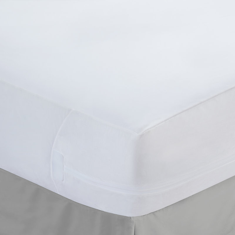 Leer Waterproof Zipper Mattress Protector Mattress Protector Case Pack, King, 15"