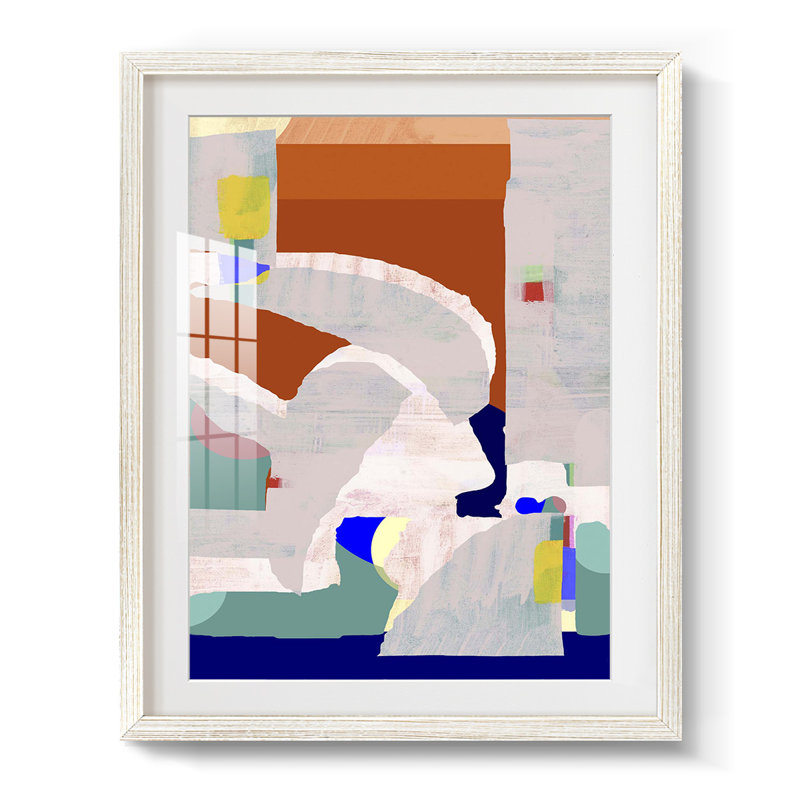 Lucca en couleur I - impression encadrée, H 28,5 po x l 20,5 po, Blanc