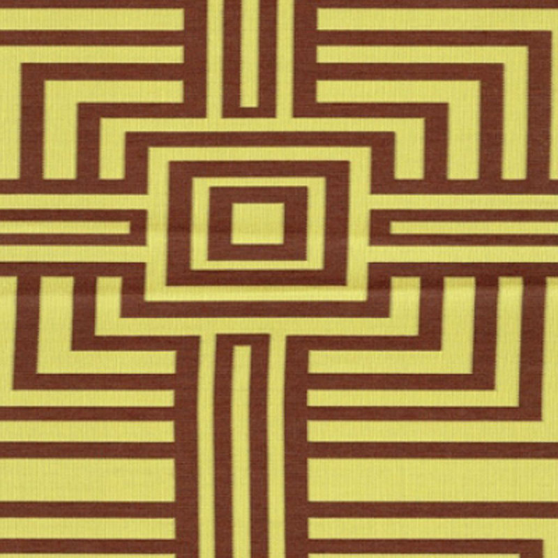 Wesco Fabric, Kiwi/Chocolate