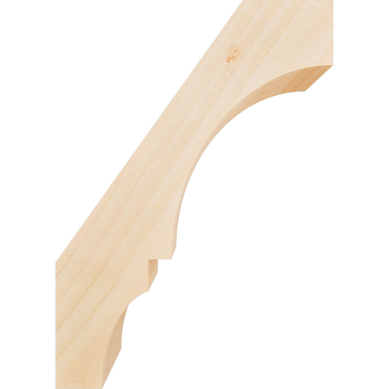 Genouillère Balboa, Sapin de Douglas, Lisse, H 14 po x l 3,5 po x P 10 po