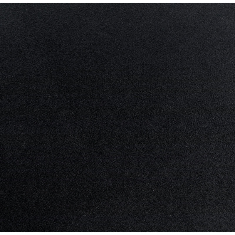 Chaise avec accoudoirs en velours Lokelani, Noir, 2