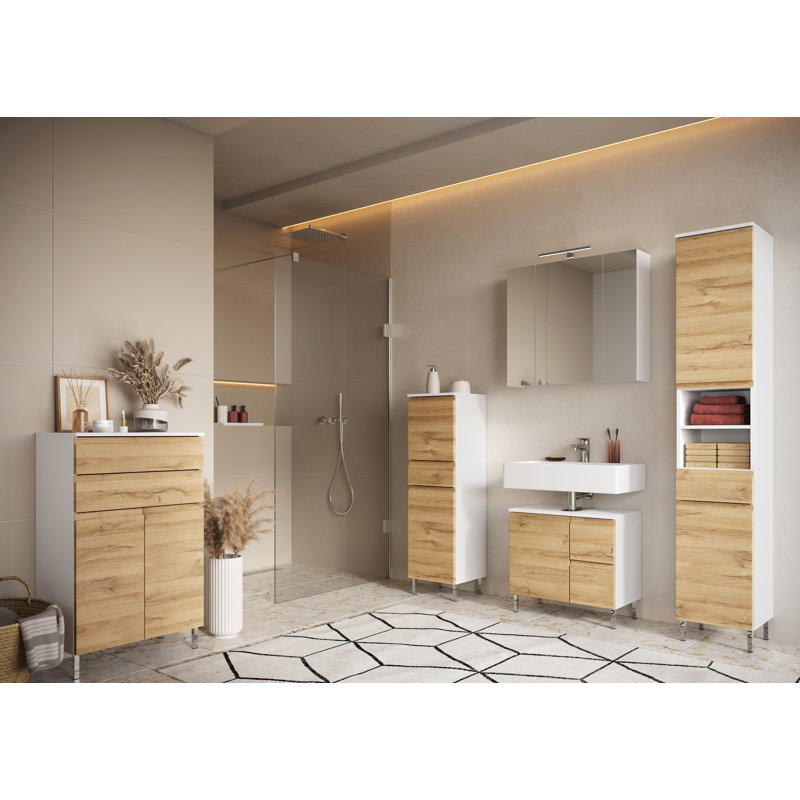 5 Piece 60 mm Bathroom Furniture Suite
