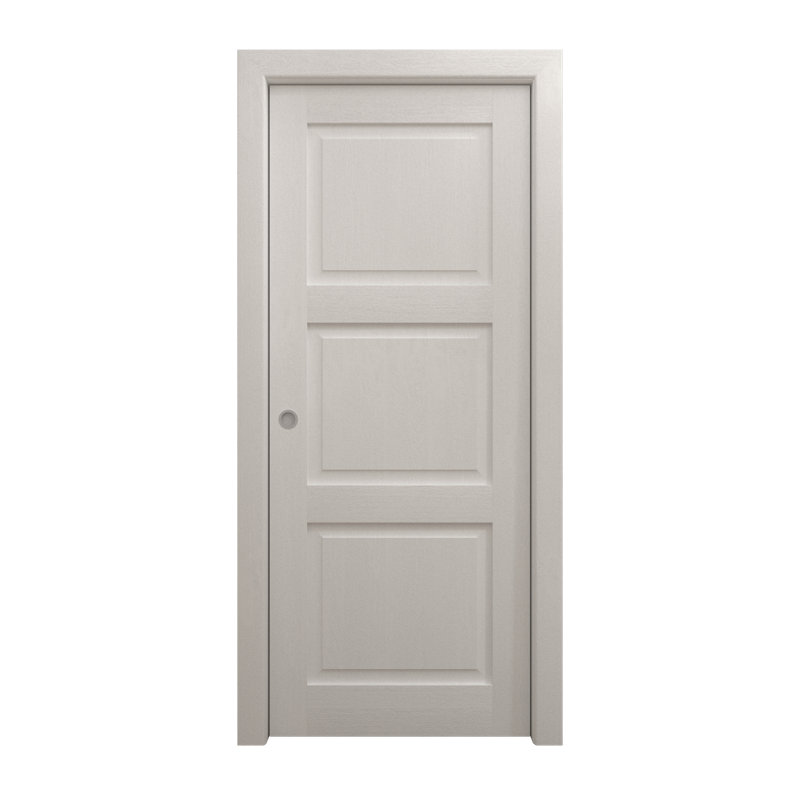 Porte coulissante à poche | Ego 5010 | Ensemble de quincaillerie de rail | Portes intérieures modernes en bois massif pour chambre à coucher