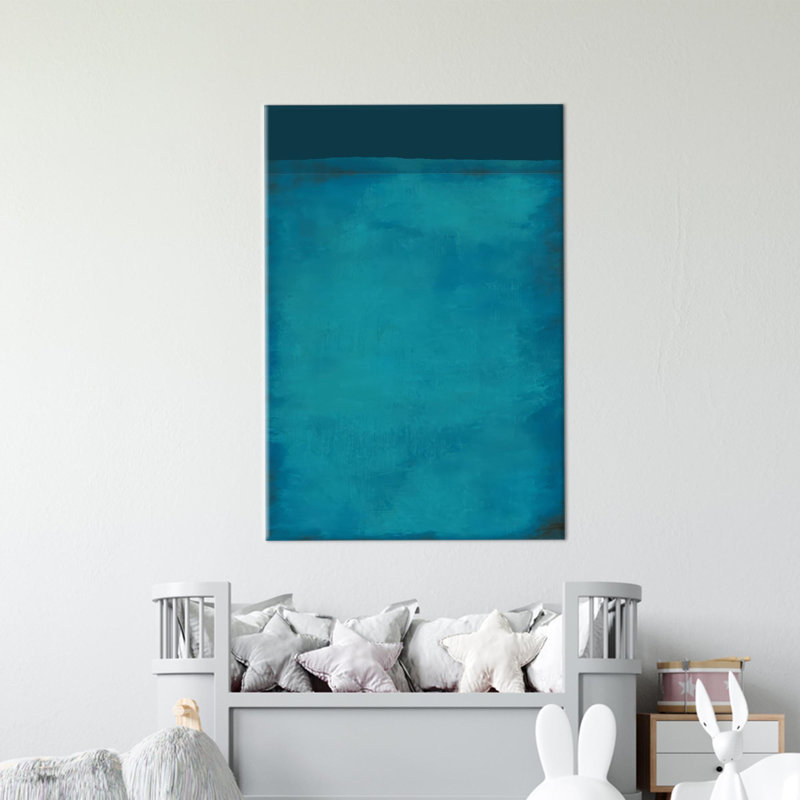 Minimalist Mark Rothko Inspired 3D Canvas Poster Perfect as a Modern Wall Hanging or Personalized Gift, Wrapped Canvas