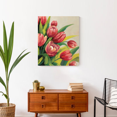 Vibrant Tulips - Peinture sur toile