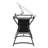 Hourglass Craft Center, 2pc Angle Adjustable Drafting Table and Stool