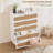 Rattan 5 Drawer Dresser-128544807