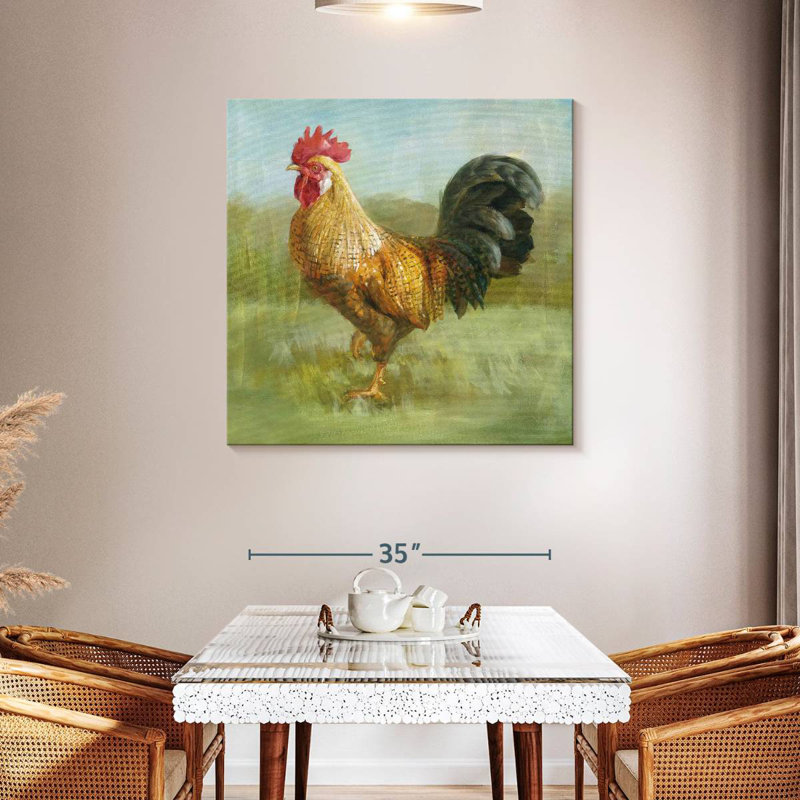 Noble Rooster II, 39" H x 39" W