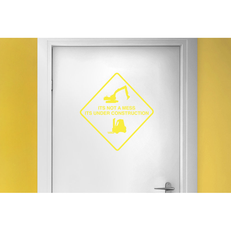 Wall Decal, Bright Yellow