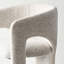 Chaise rembourrée moderne avec accoudoirs