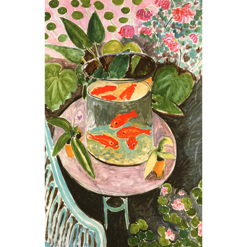 Poisson rouge, 18" H x 11" W