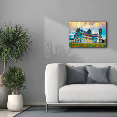  'Torre De Pisa 2023' by Pedro Gavidia Canvas Wall Art, 26" x 18"