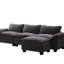 Canapé modulaire de luxe avec repose-pieds-1929304033