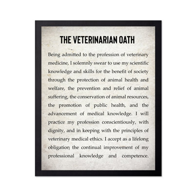 The Veterinarian Oath