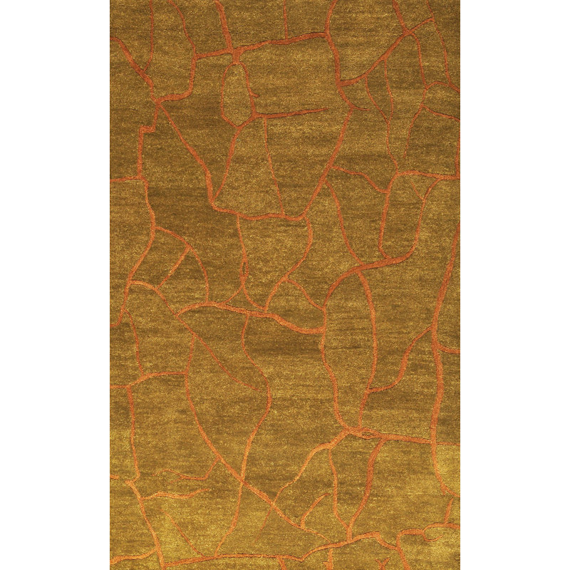 Hoddesd Wool Abstract Indoor Rug, Rectangle 2' x 3'