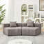Canapé modulaire courbé Chenille-1846888406