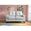 Causeuse modulaire Worthen en similicuir-473084029