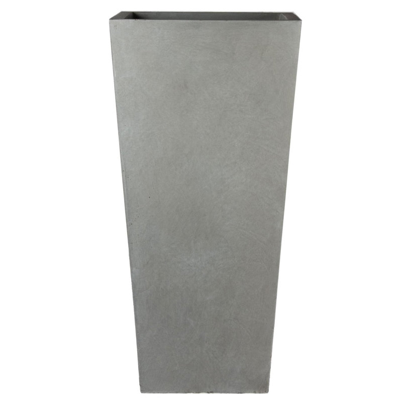 Plant Pot, 65cm H x 32cm W x 32cm D, Light Grey
