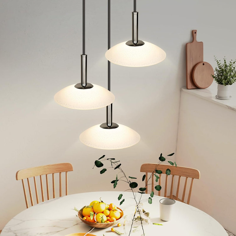 - Light Stainless Steel LED Pendant