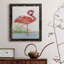 Flamant rose I - Peinture sur toile encadrée-158386454-158386460