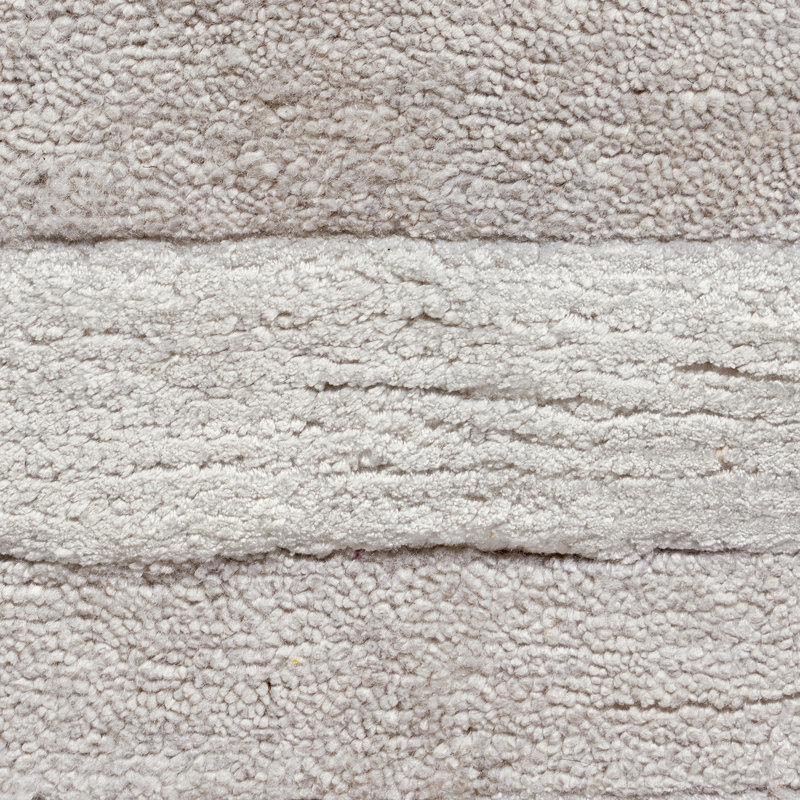 Hand Knotted Abstract Area Rug in Gray