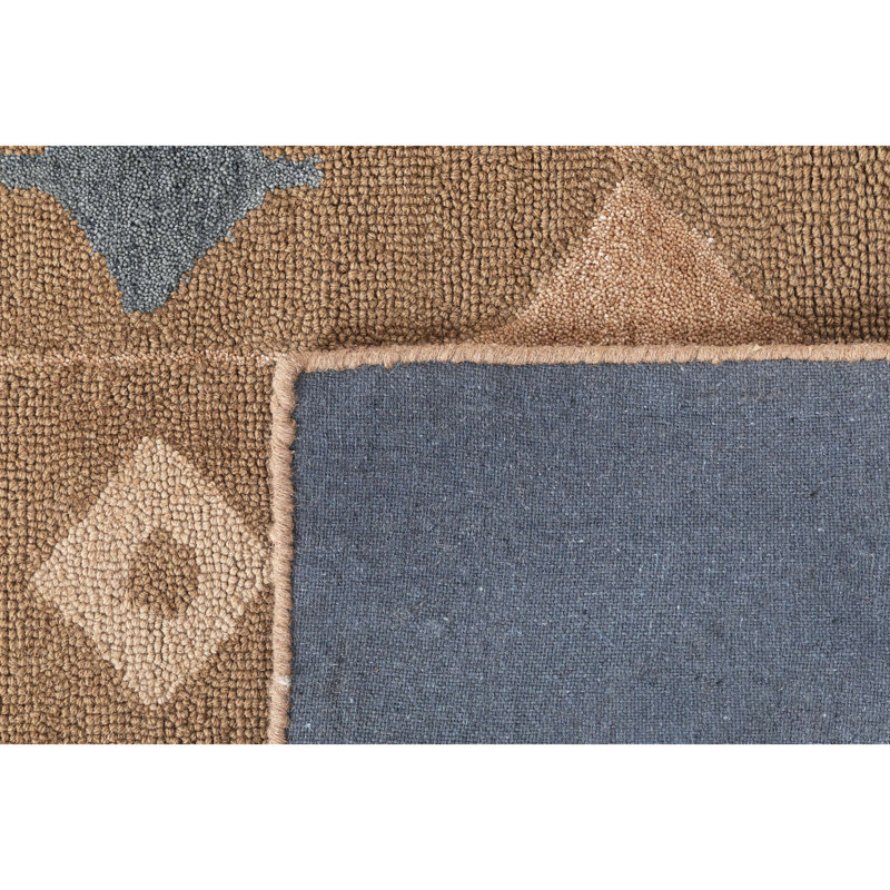 Tapis en laine touffeté à la main Lynx, Rectangle 7 pi 9 po x 9 pi 9 po