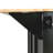 Black Kitchen Cart With Drop And Cabinet Storage. 5 Rolling Wheels, For Dinning Room Different Spaces Beyond Island Storage Exterior-440313706