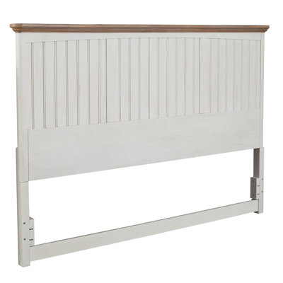 Culbreth Headboard - Weathered White - Sand Top