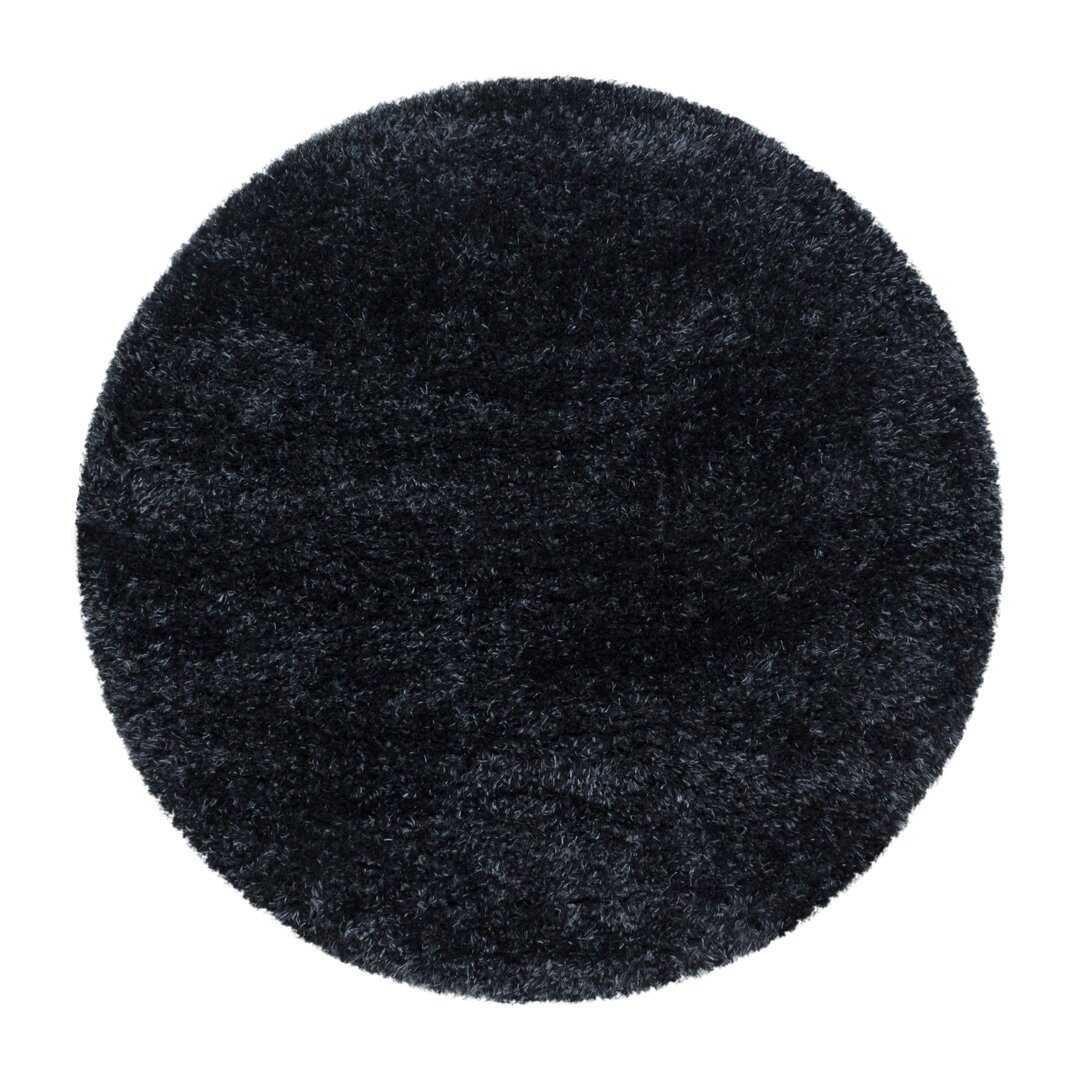 Eustach Shaggy Black Rug