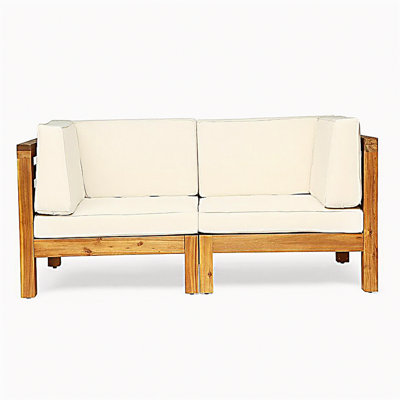 OANA 2-Piece LOVE SEAT SET, BEIGE