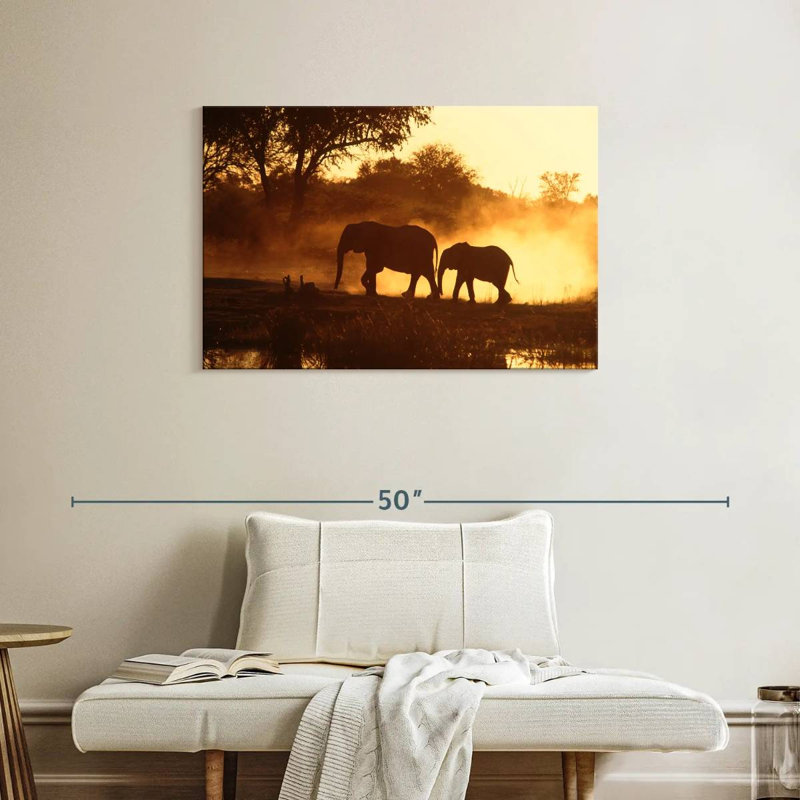 Brampt Elephant Buddies, 24" H x 36" W