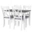 Ensemble de table de salle à manger 5 pièces Rustic Minimalist-532861326