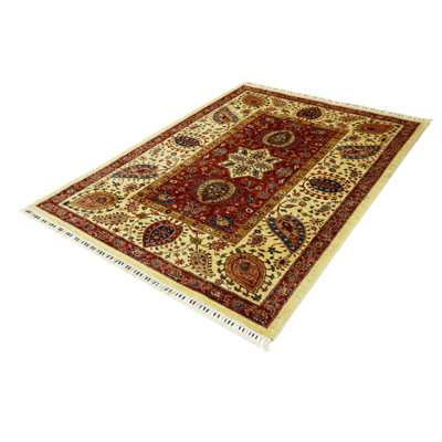 Hodge Rectangle 171 cm x 234 cm Oriental Hand Woven Area Rug