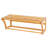 Aitkin Bamboo Solid Wood Accent Shelf with Towel Bar