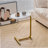 C-shaped Side Table, C Shaped End Table, Side Table for Couch and Bed, Small Side Table