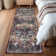 Machine Washable Rug with Rubber Backing for Living Room Vintage Non-Slip Dining Room Rug Easy-Cleaning Floor Carpet for Bedroom Playroom