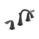Lahara Widespread Bathroom Faucet 3 Hole, 2-handle Bathroom Sink Faucet with Drain Assembly