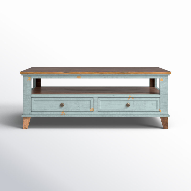 Westmont Solid Wood Coffee Table, Green