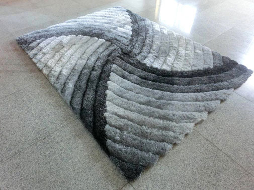 Wool Geometric Indoor Rug, 3' x 5'
