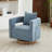 Davidanthony Upholstered Swivel Barrel Chair-875390096
