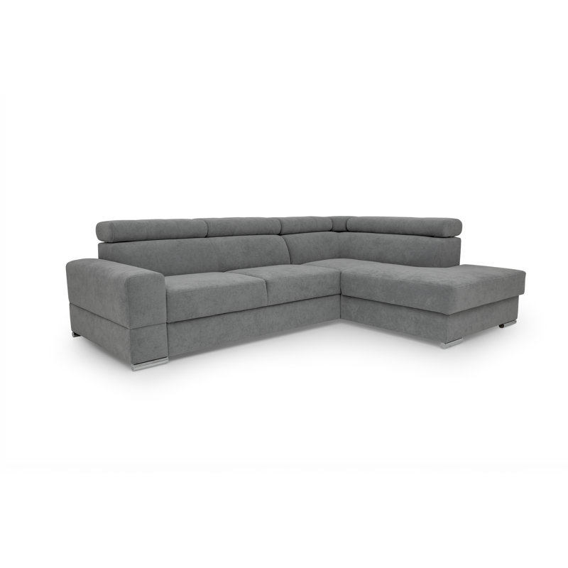 4 Seater Corner Sofa, Grey