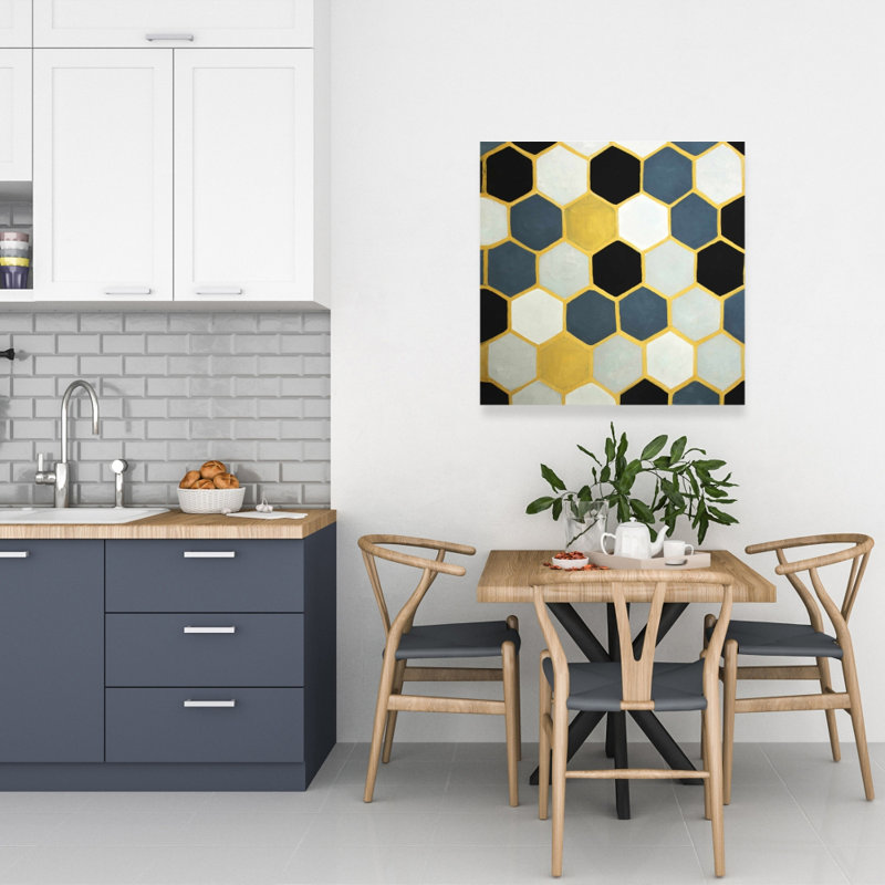 "Blue Cells", art mural mural