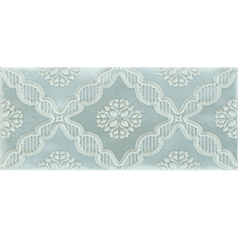 Maiolica Chantilly Macrame 4x10 Deco, Aqua