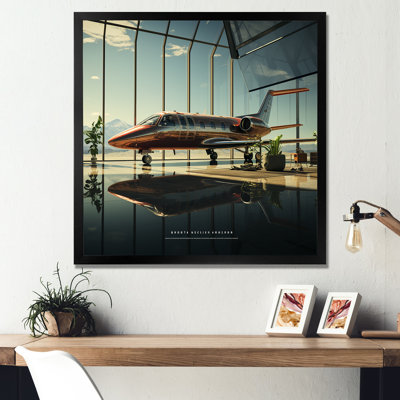 «Jet Plane Matrix Showcase» sur toile