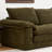 Modular L-Shape Cloud Couch with Movable Ottoman