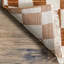 Tapis à franges et à carreaux Dominique-595085583