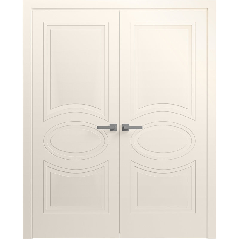 Portes françaises à panneaux, 30 po x 96 po