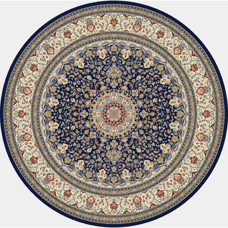 Attell Oriental Indoor Rug, Round 7'10"