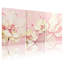 Ensemble de 3 impressions abstraites sur toile abstraites roses-28843685