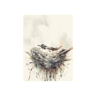 On The Branch III Painting by Sara Brown